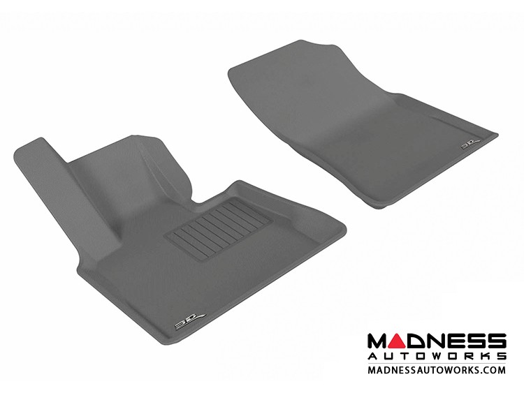 BMW X5 (E53) Floor Mats (Set of 2) Front Gray by 3D MAXpider